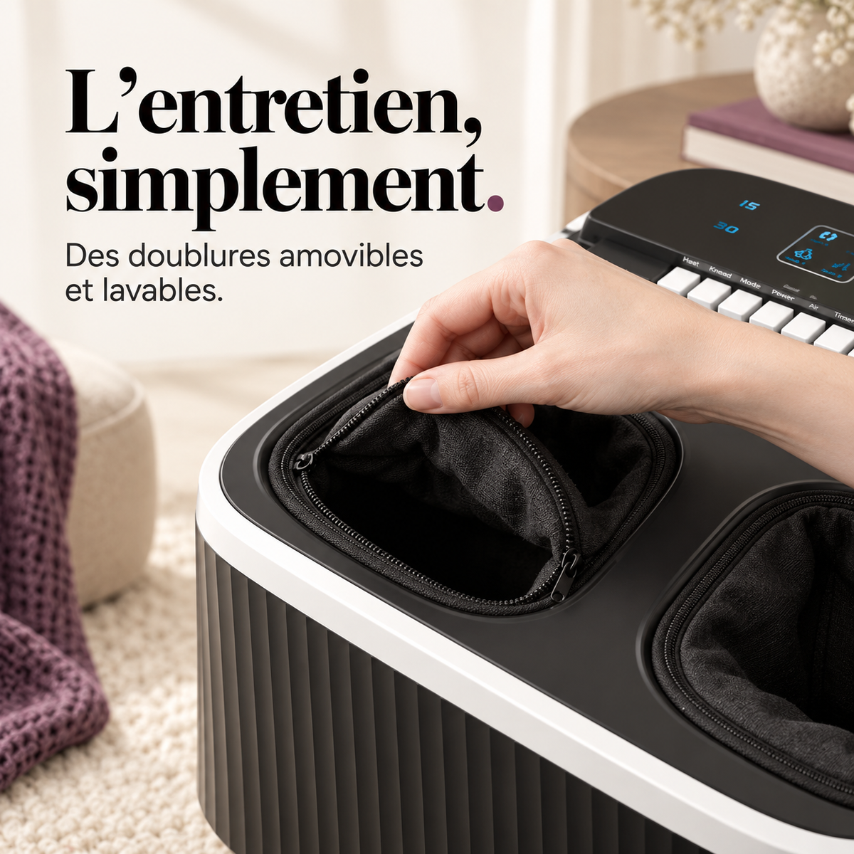 Masseur de pieds à touches piano : présentation du modèle, visuel 6.