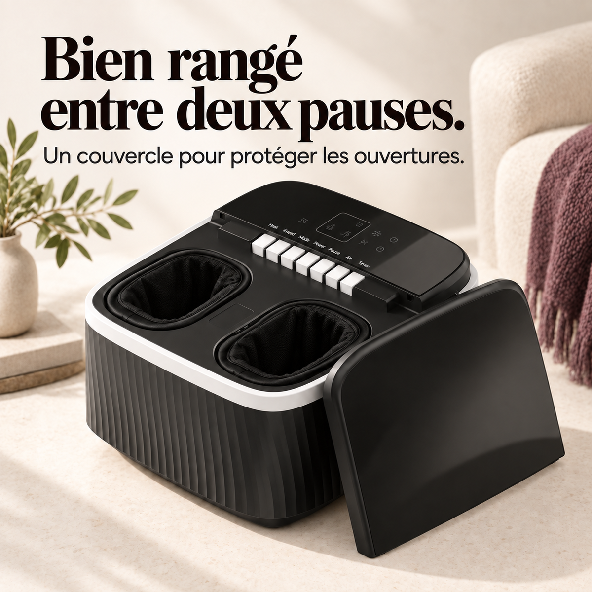 Masseur de pieds à touches piano : présentation du modèle, visuel 7.