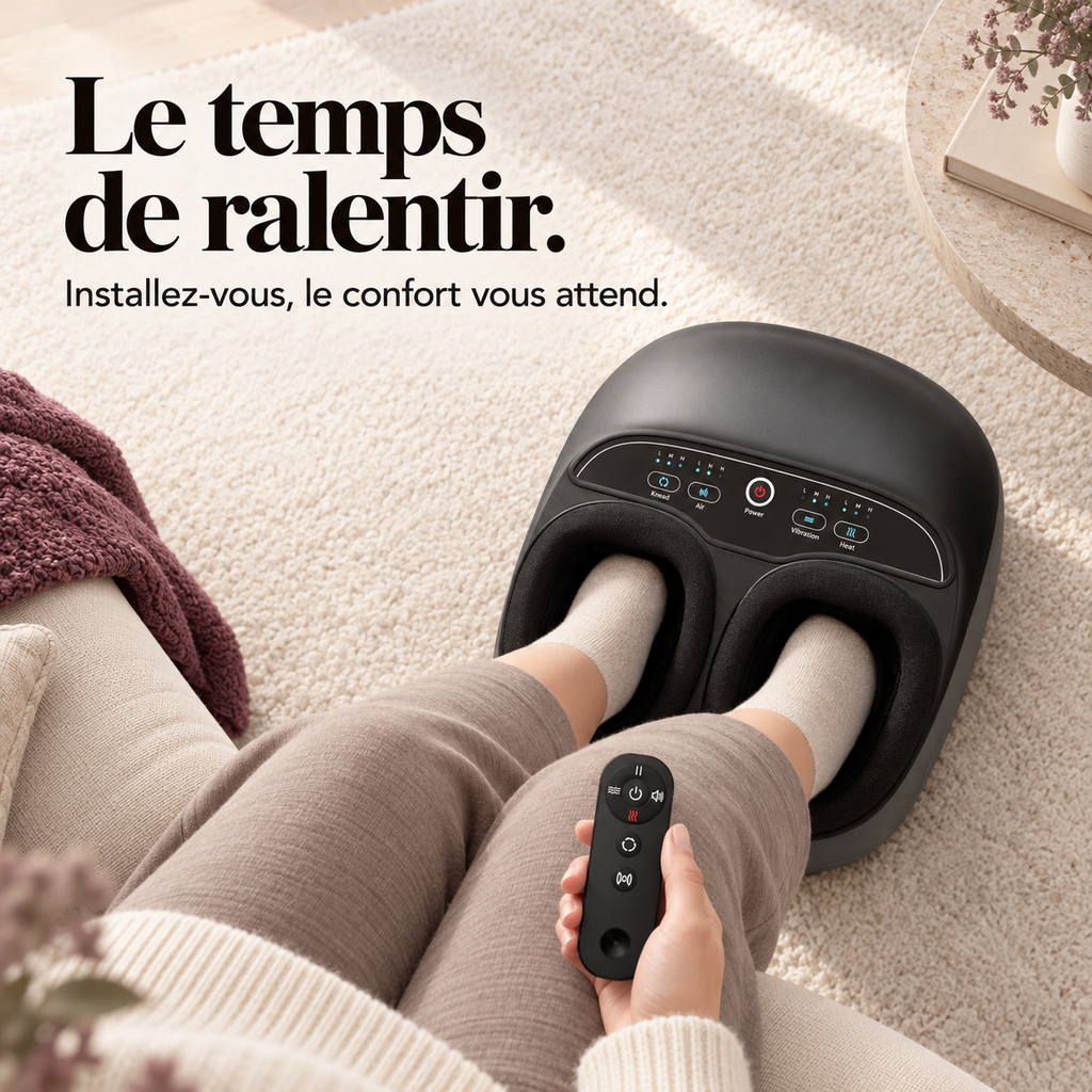 Masseur de pieds shiatsu avec pause : présentation du modèle, visuel 4.