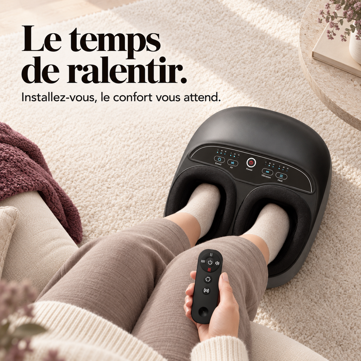Masseur de pieds shiatsu avec pause : présentation du modèle, visuel 4.