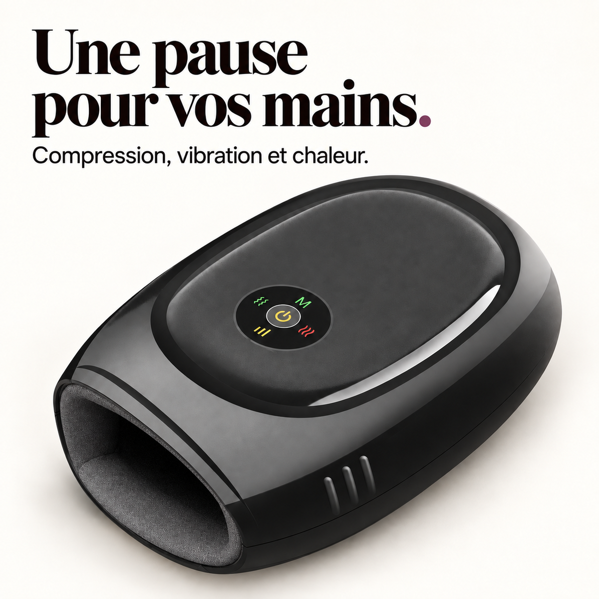 Masseur de main sans fil connecté : présentation du modèle, visuel 2.