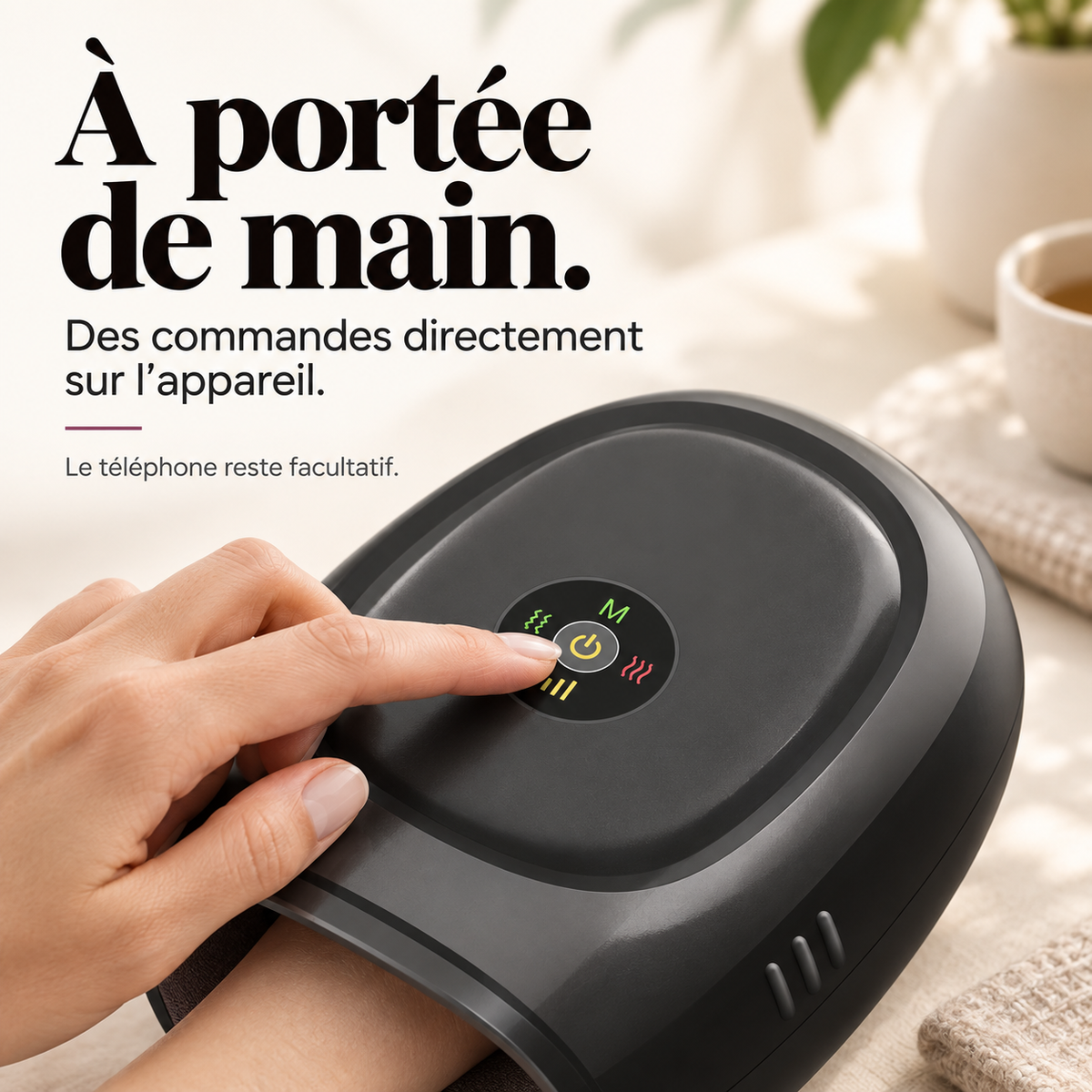 Masseur de main sans fil connecté : présentation du modèle, visuel 5.