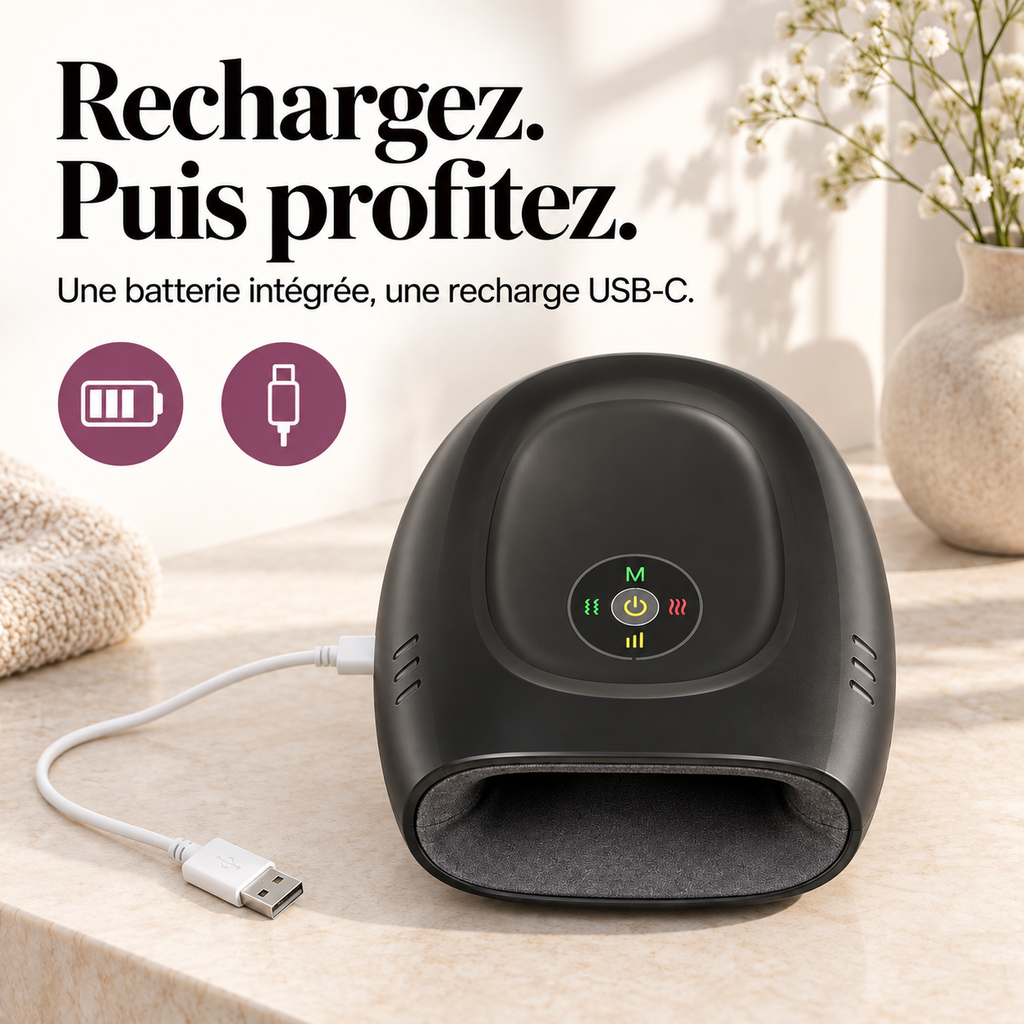 Masseur de main sans fil connecté : présentation du modèle, visuel 7.