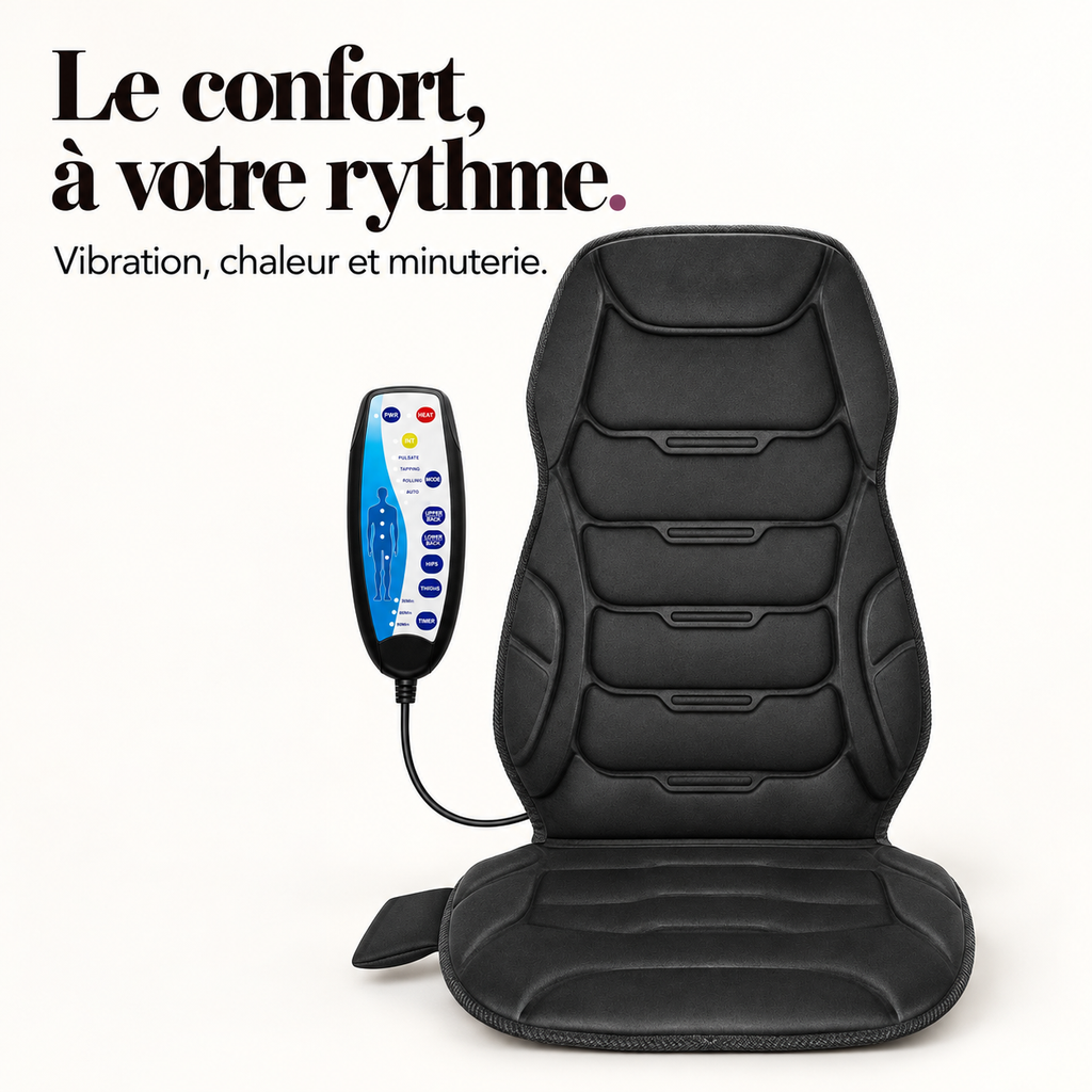 Coussin de siège vibrant à minuterie : présentation du modèle, visuel 2.
