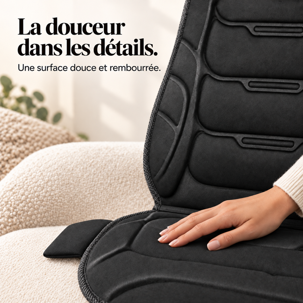 Coussin de siège vibrant à minuterie : présentation du modèle, visuel 6.