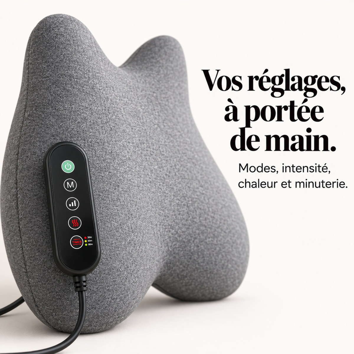 Coussin lombaire à mémoire de forme : présentation du modèle, visuel 4.