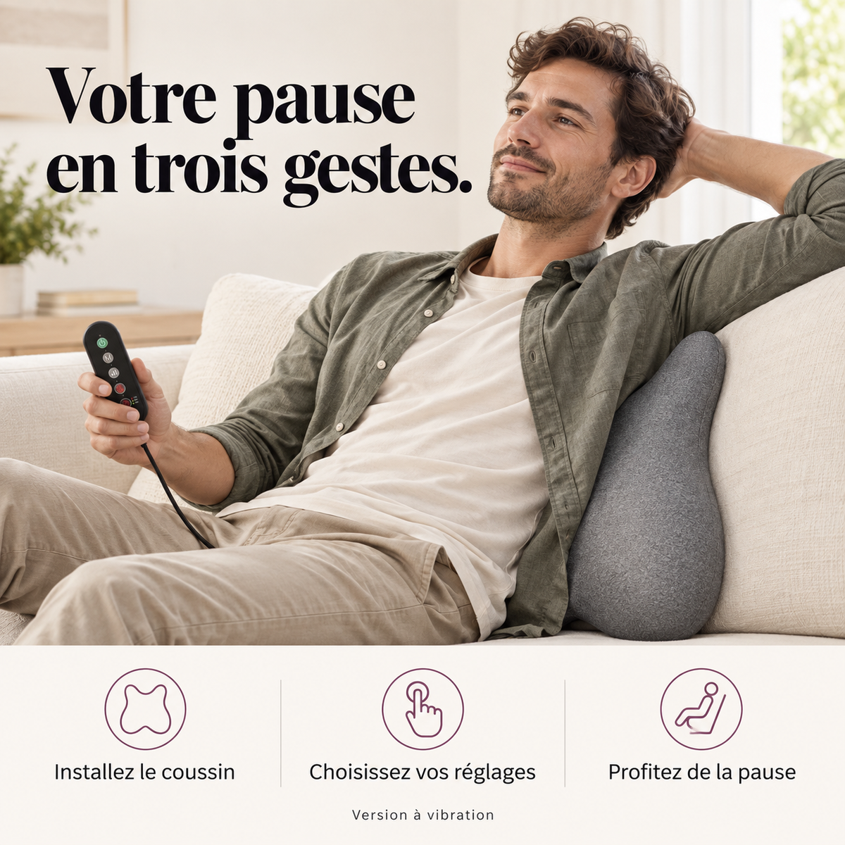 Coussin lombaire à mémoire de forme : présentation du modèle, visuel 7.
