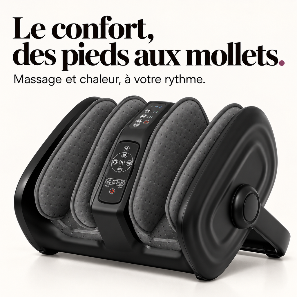 Masseur pieds et mollets avec télécommande : présentation du modèle, visuel 2.