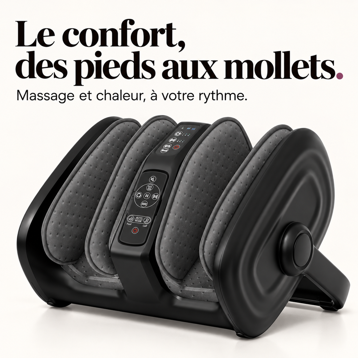 Masseur pieds et mollets avec télécommande : présentation du modèle, visuel 2.