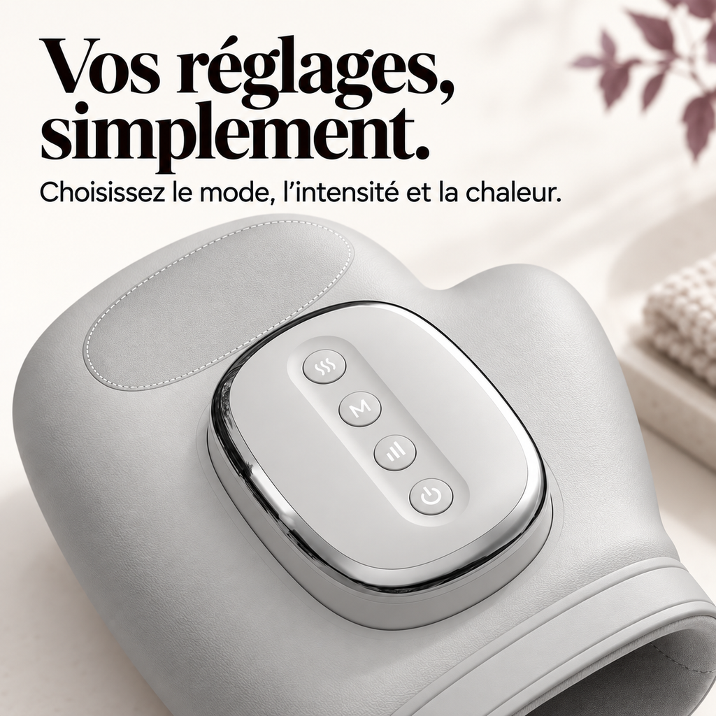 Masseur de main sans fil chauffant : présentation du modèle, visuel 5.