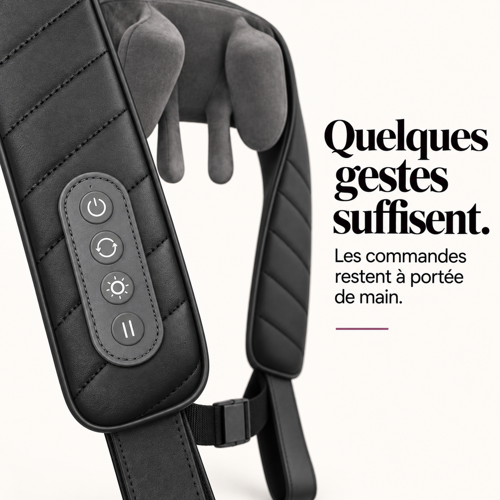 Masseur nuque et épaules sans fil : présentation du modèle, visuel 5.
