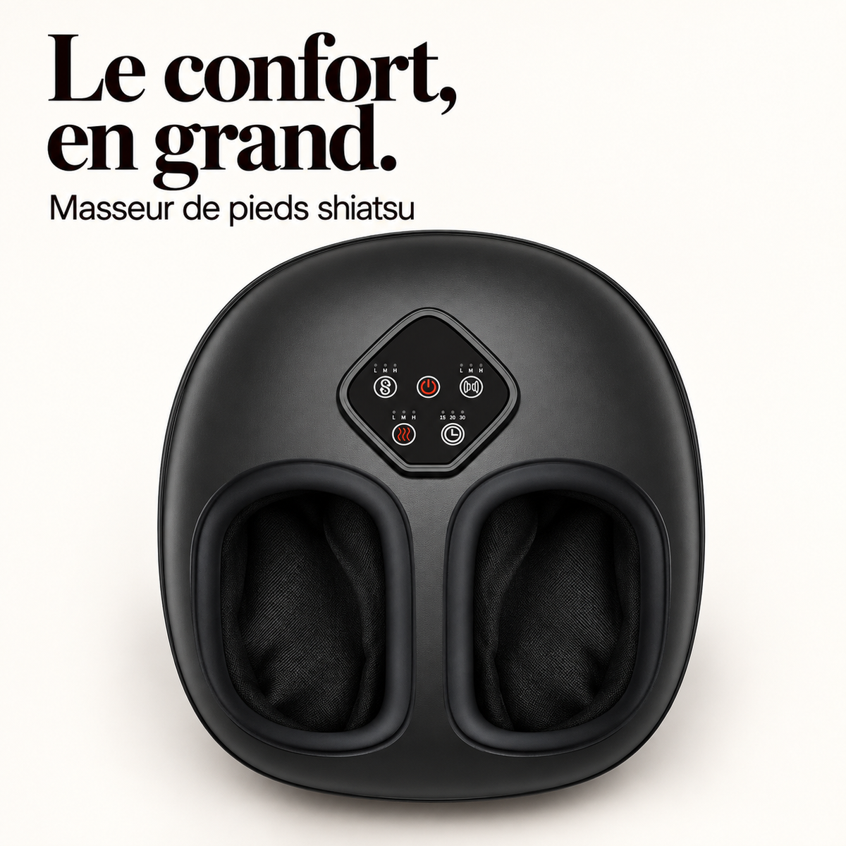 Masseur de pieds shiatsu grand format : présentation du modèle, visuel 2.