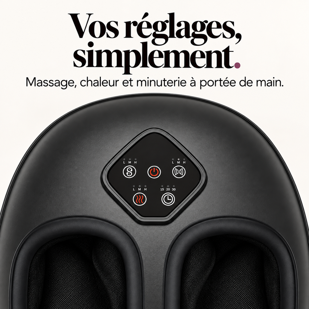 Masseur de pieds shiatsu grand format : présentation du modèle, visuel 5.