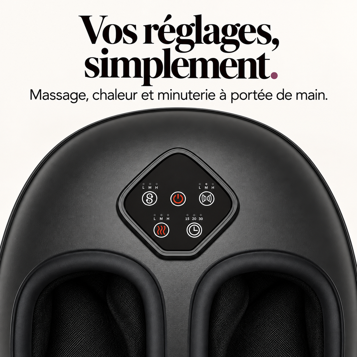 Masseur de pieds shiatsu grand format : présentation du modèle, visuel 5.