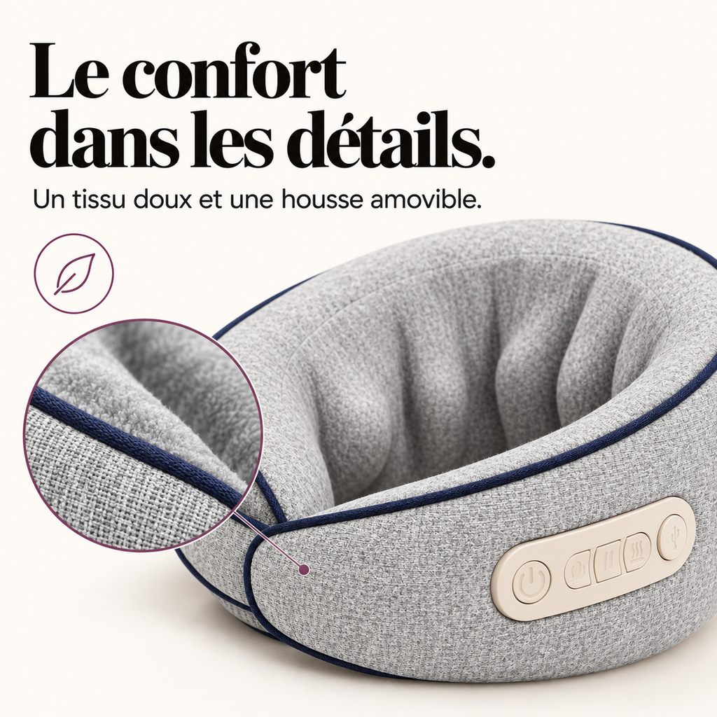 Coussin de massage nuque sans fil : présentation du modèle, visuel 6.