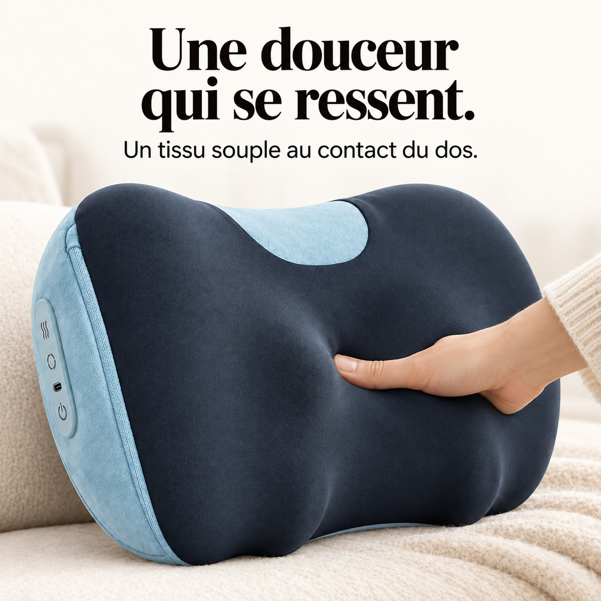 Coussin de massage shiatsu sans fil : présentation du modèle, visuel 6.
