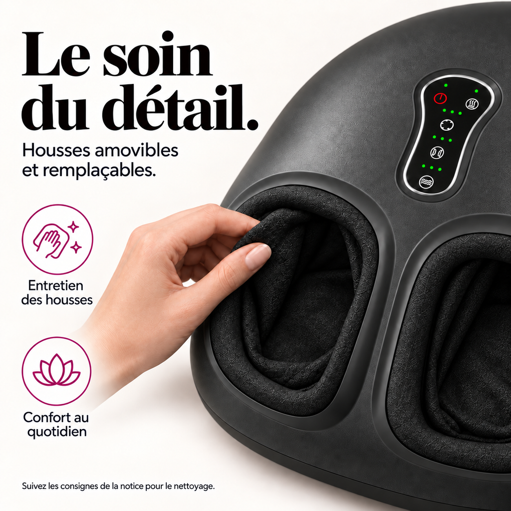 Masseur de pieds avec télécommande et pause : présentation du modèle, visuel 6.