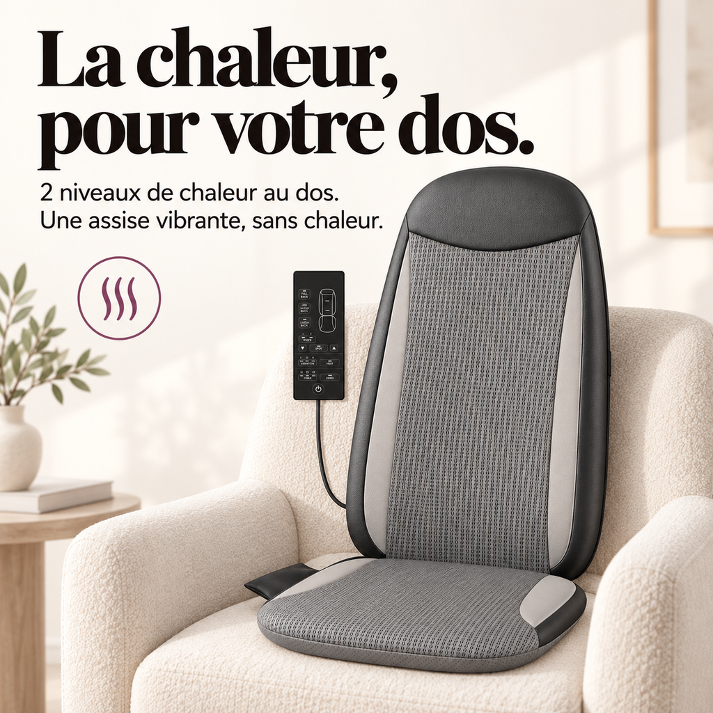 Dossier de massage shiatsu chauffant : présentation du modèle, visuel 6.