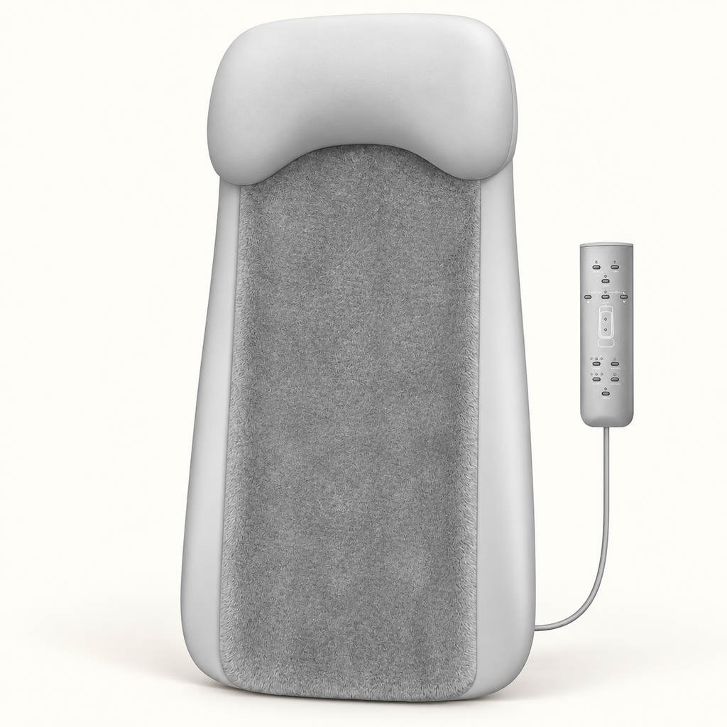 Siège de massage shiatsu sans fil : vue du produit.