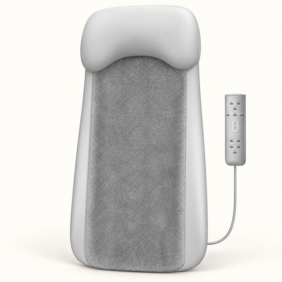 Siège de massage shiatsu sans fil : vue du produit.