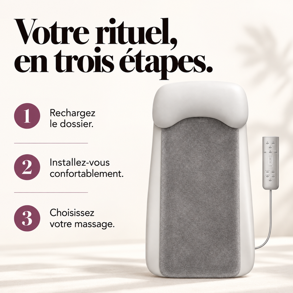 Siège de massage shiatsu sans fil : présentation du modèle, visuel 7.