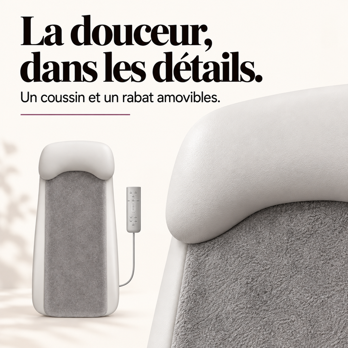 Siège de massage shiatsu sans fil : présentation du modèle, visuel 8.