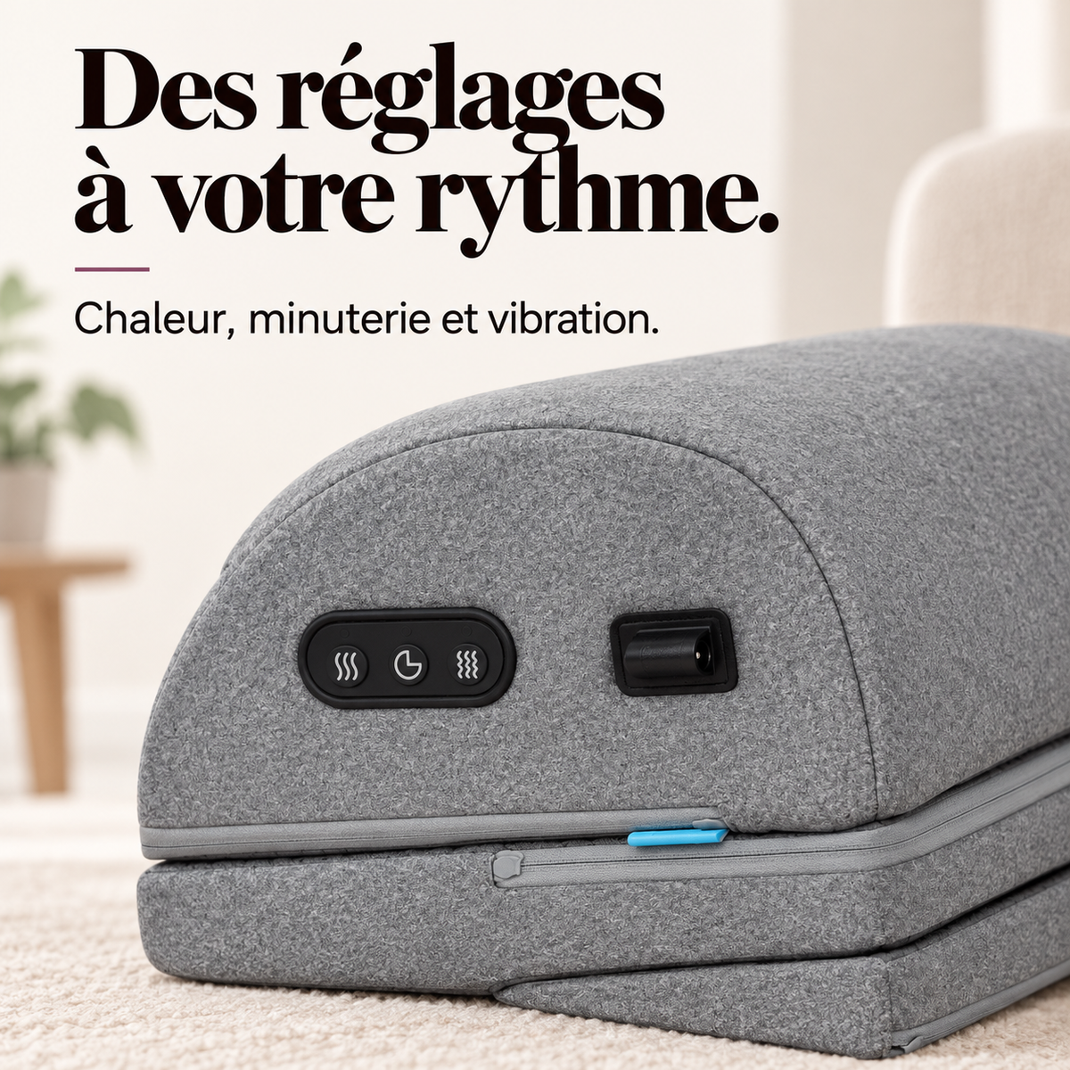 Repose-pieds chauffant sous bureau : présentation du modèle, visuel 5.