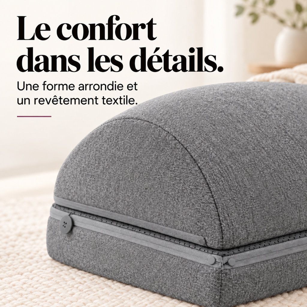Repose-pieds chauffant sous bureau : présentation du modèle, visuel 6.