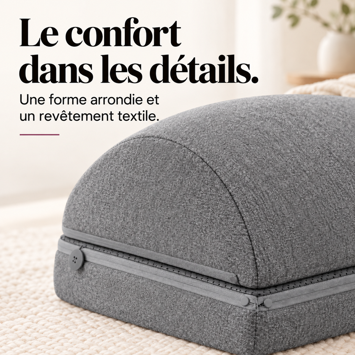 Repose-pieds chauffant sous bureau : présentation du modèle, visuel 6.