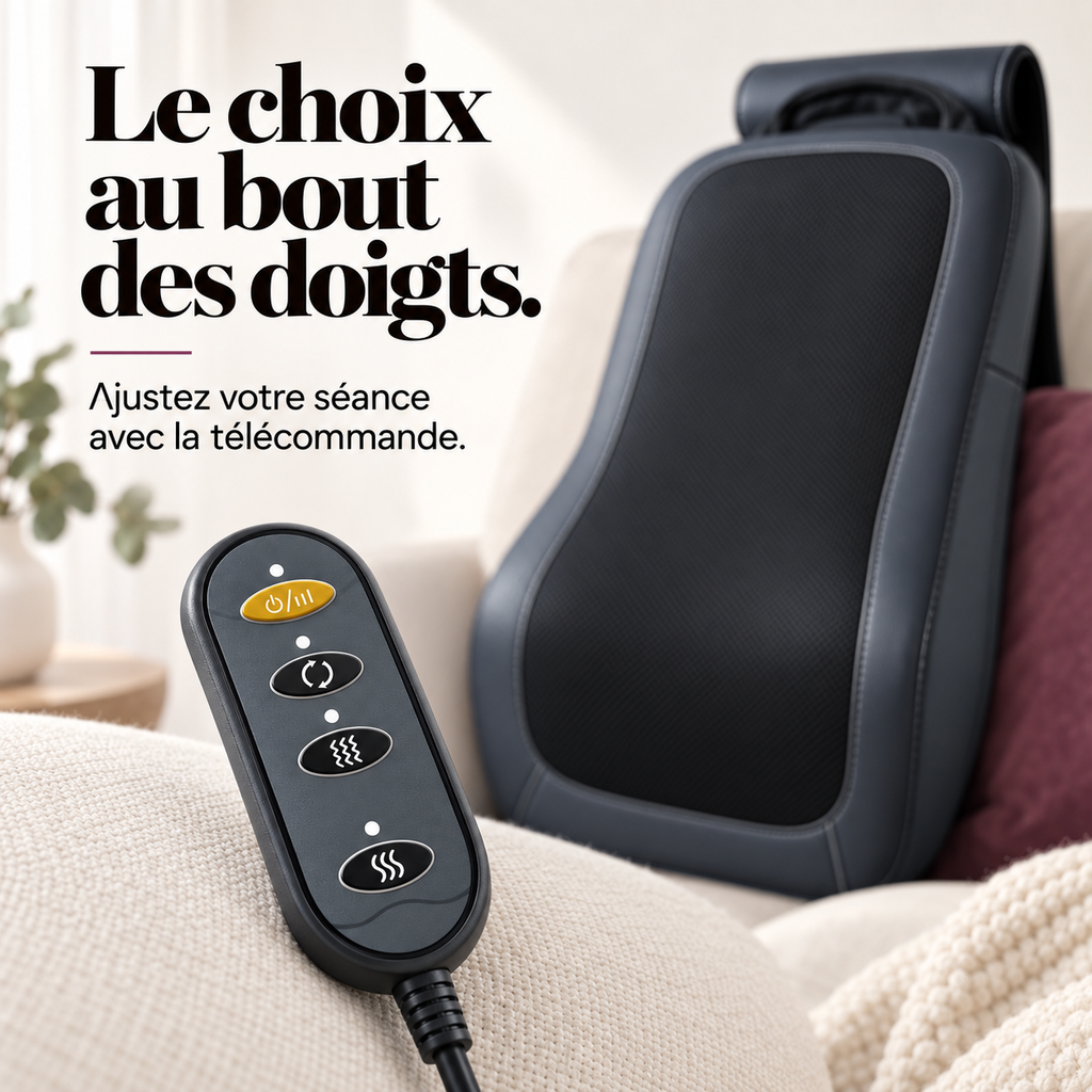 Coussin de massage shiatsu sans fil : présentation du modèle, visuel 5.