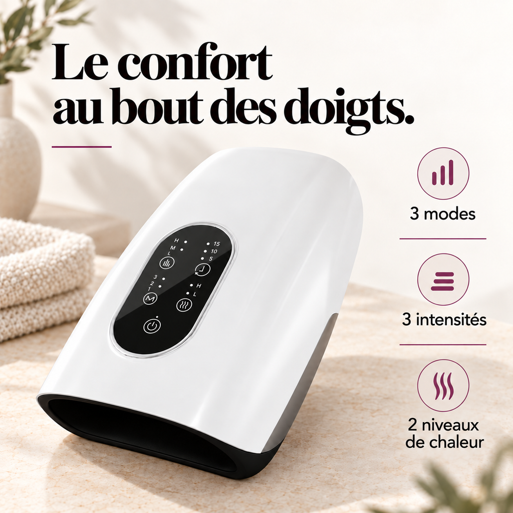 Masseur de main sans fil grand format : présentation du modèle, visuel 3.