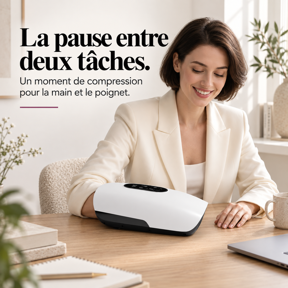 Masseur de main sans fil grand format : présentation du modèle, visuel 4.