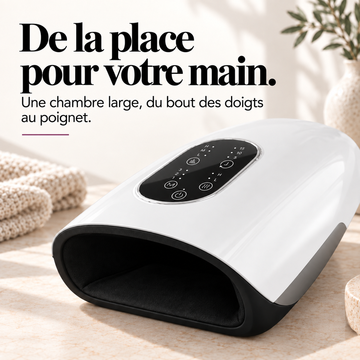 Masseur de main sans fil grand format : présentation du modèle, visuel 6.