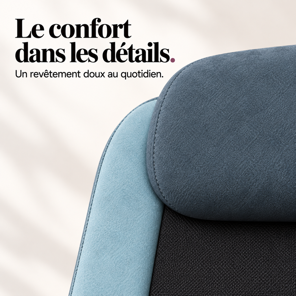 Siège de massage dos à double rouleau : présentation du modèle, visuel 6.