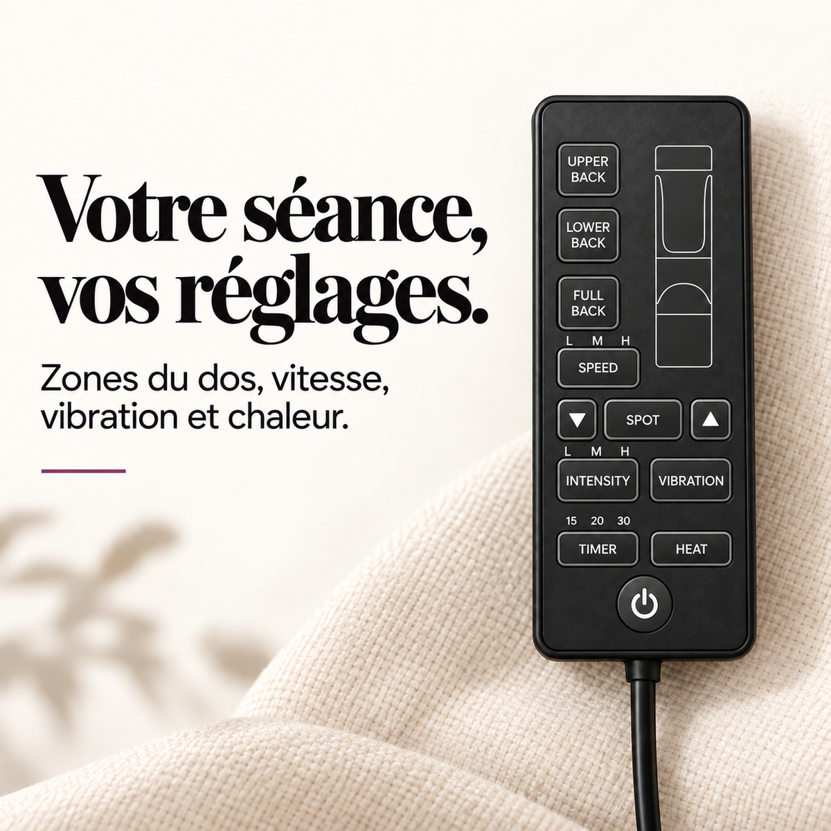Tapis de massage shiatsu corps entier : présentation du modèle, visuel 5.
