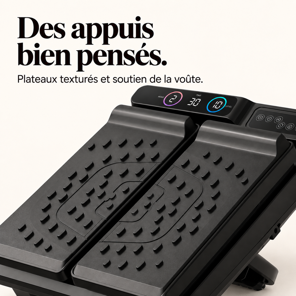 Masseur de pieds à vibrations inclinable : présentation du modèle, visuel 6.