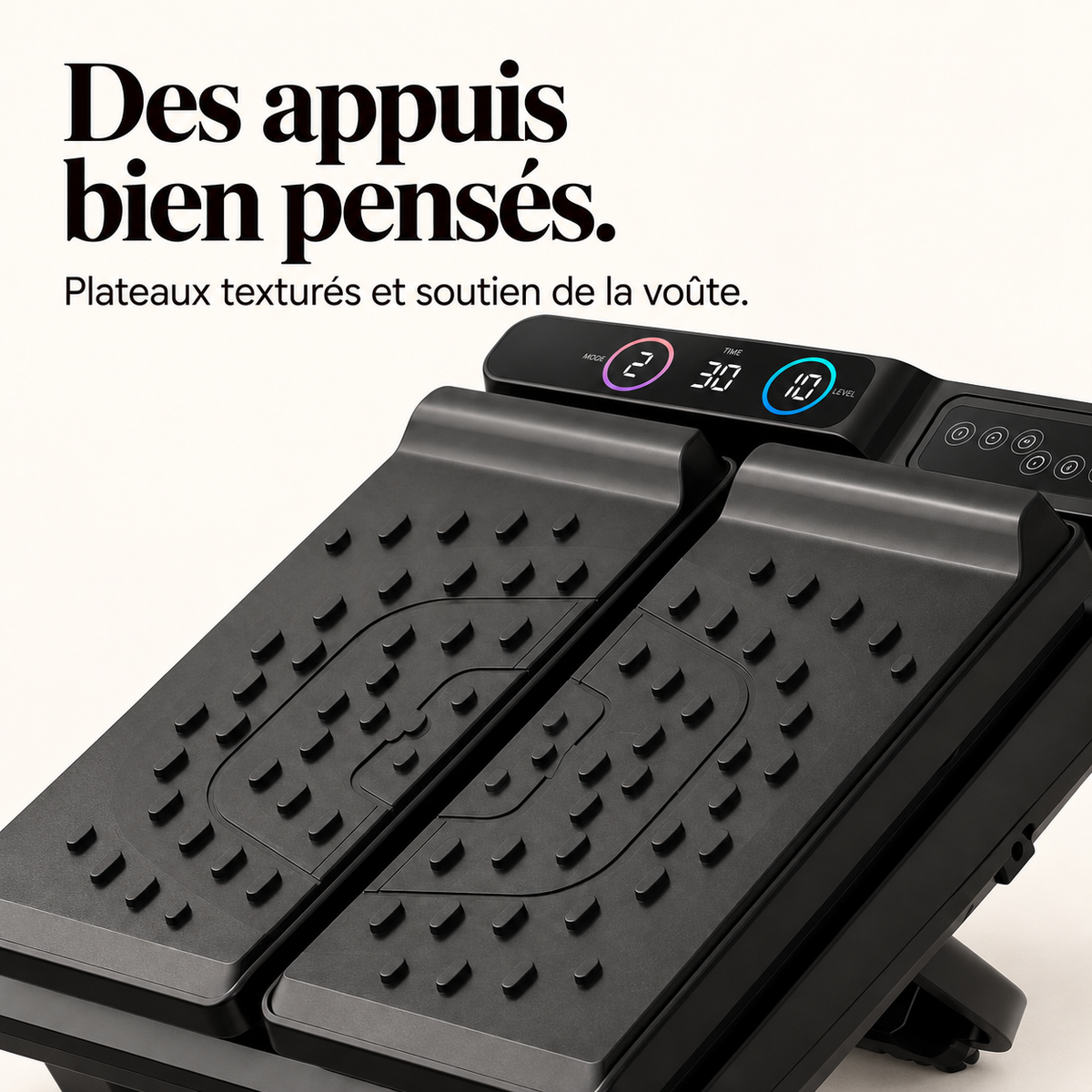 Masseur de pieds à vibrations inclinable : présentation du modèle, visuel 6.