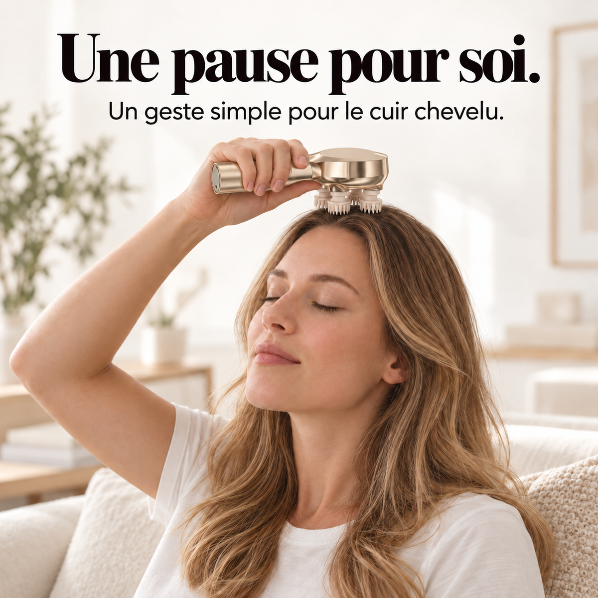 Masseur de tête sans fil étanche : présentation du modèle, visuel 4.