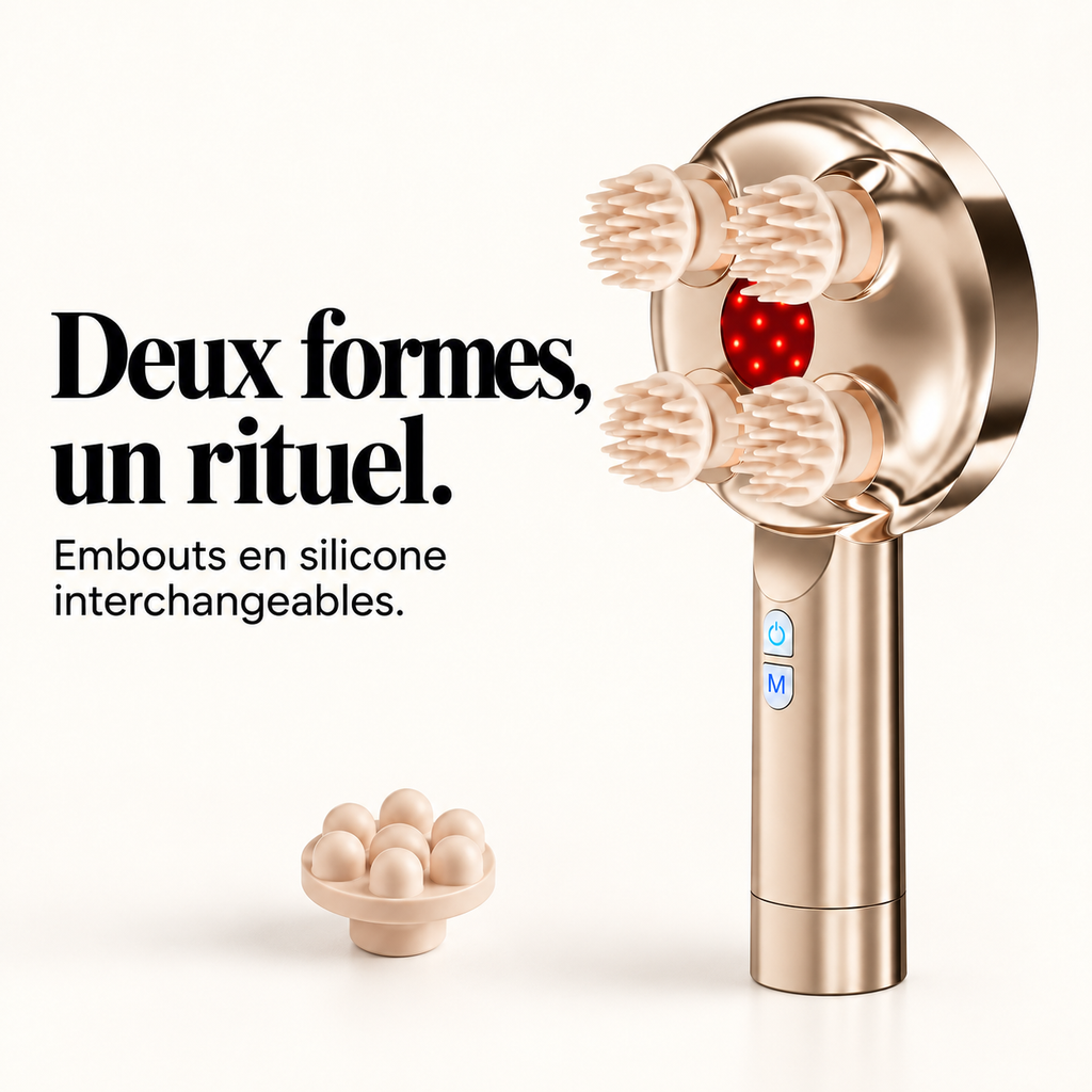 Masseur de tête sans fil étanche : présentation du modèle, visuel 6.