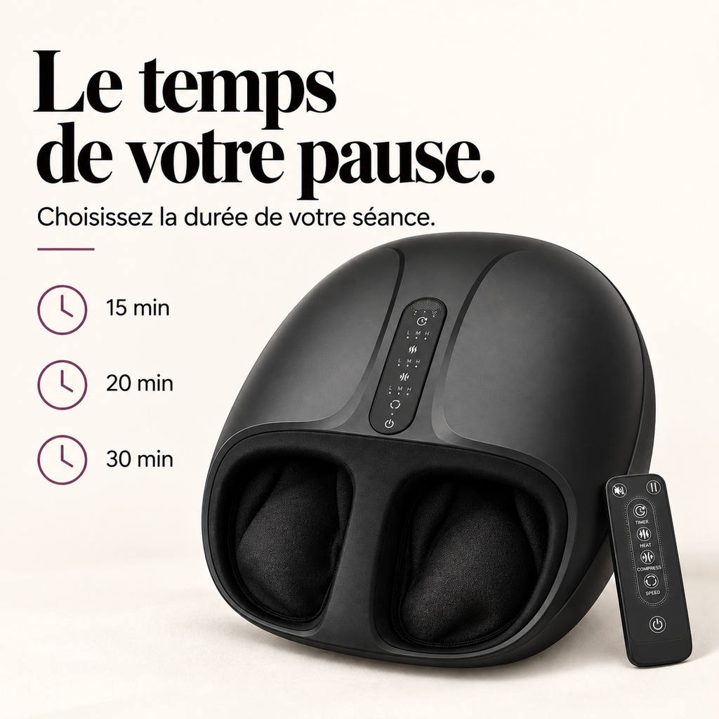 Masseur de pieds shiatsu trois zones : présentation du modèle, visuel 7.