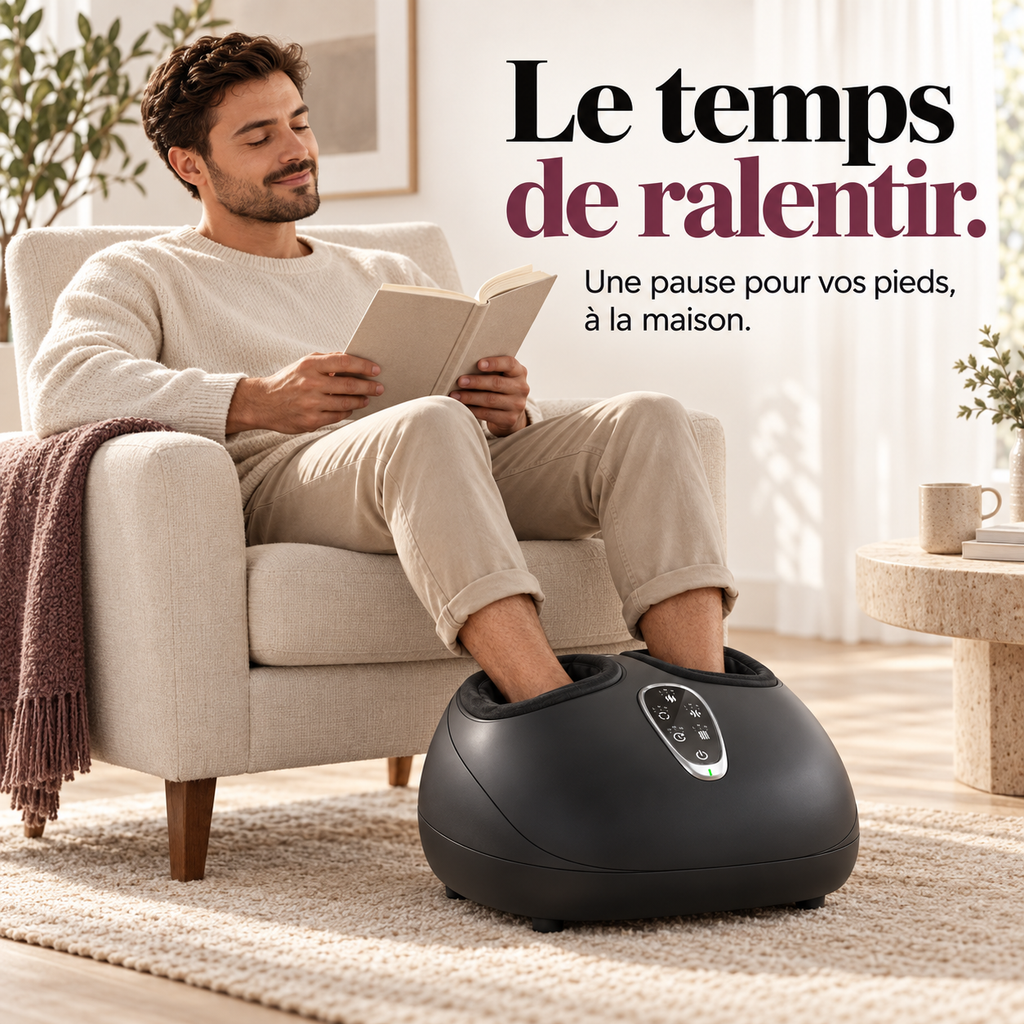 Masseur de pieds shiatsu quatre fonctions : présentation du modèle, visuel 4.