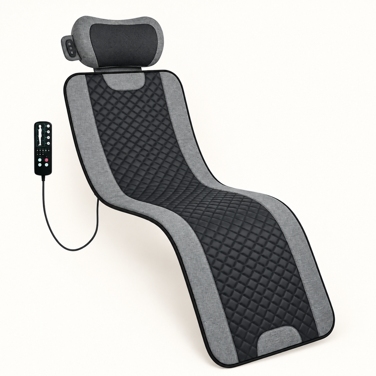 Tapis de massage vibrant et coussin shiatsu : présentation du modèle, visuel 2.