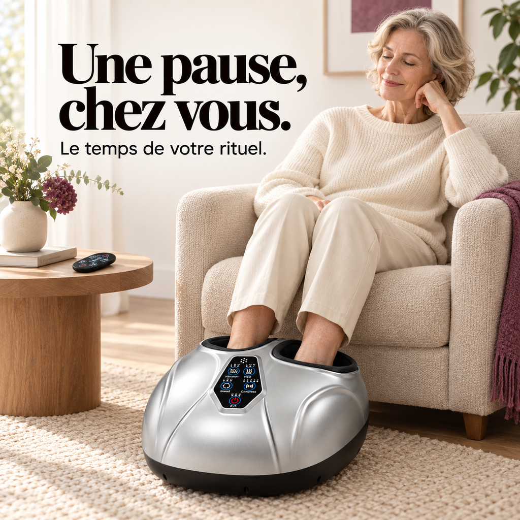 Masseur de pieds shiatsu chauffant : présentation du modèle, visuel 3.