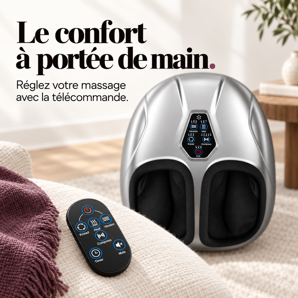 Masseur de pieds shiatsu chauffant : présentation du modèle, visuel 4.