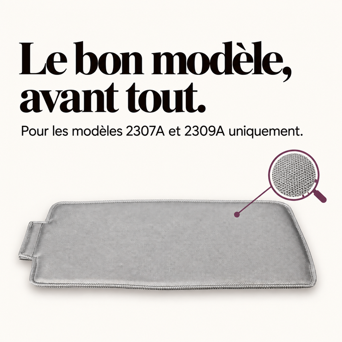 Rabat de remplacement dos et nuque : présentation du modèle, visuel 4.