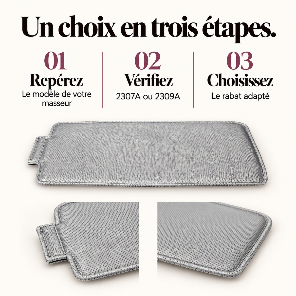 Rabat de remplacement dos et nuque : présentation du modèle, visuel 8.