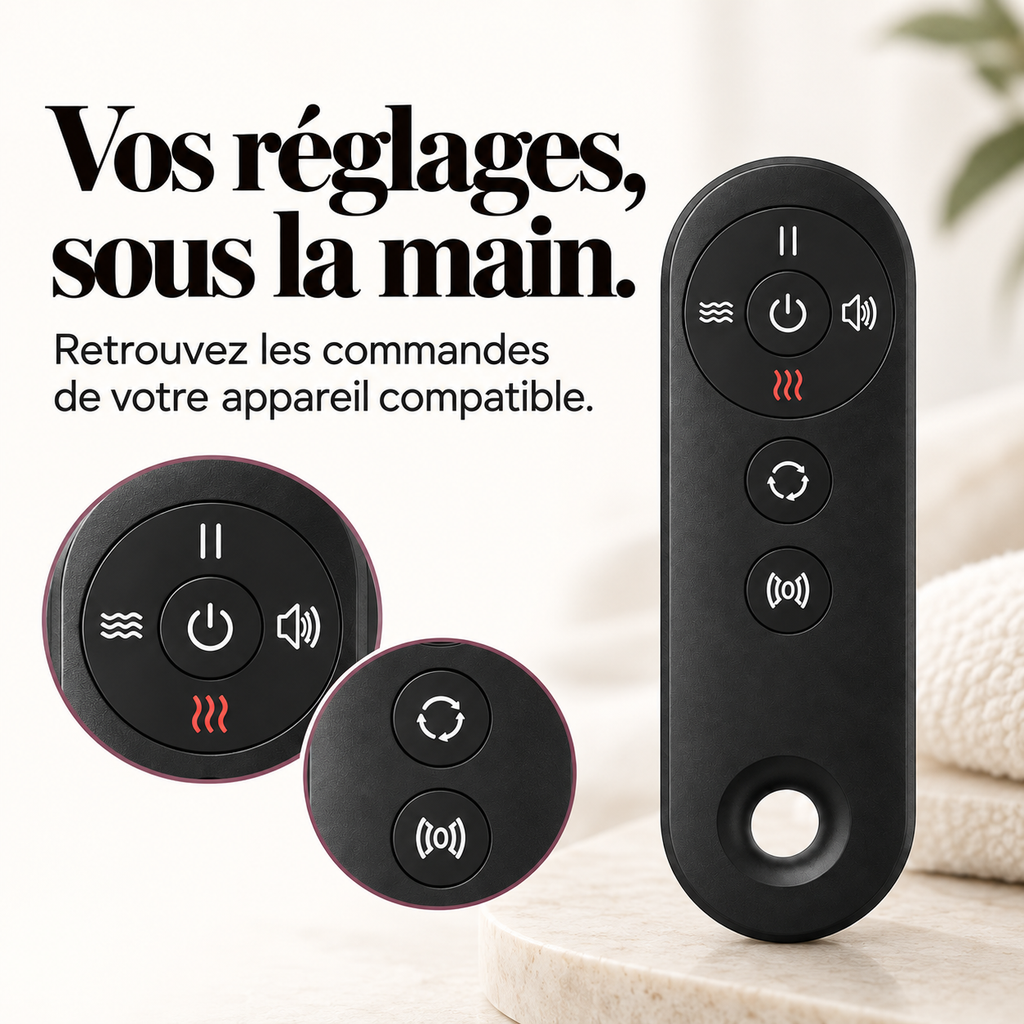 Télécommande de rechange pour masseur de pieds : présentation du modèle, visuel 5.