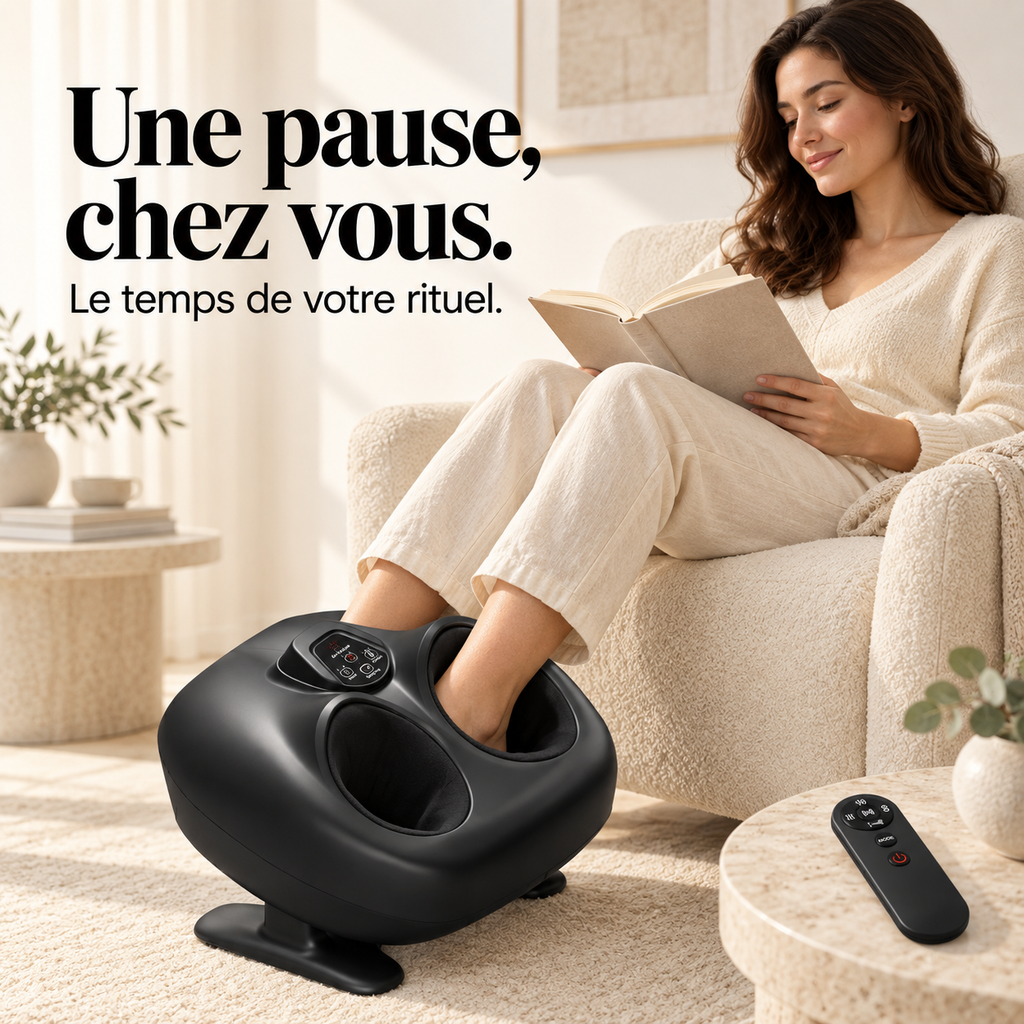 Masseur de pieds oscillant chauffant : présentation du modèle, visuel 4.