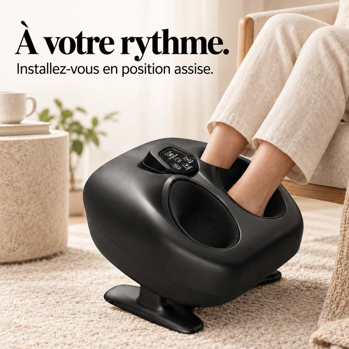 Masseur de pieds oscillant chauffant : présentation du modèle, visuel 5.