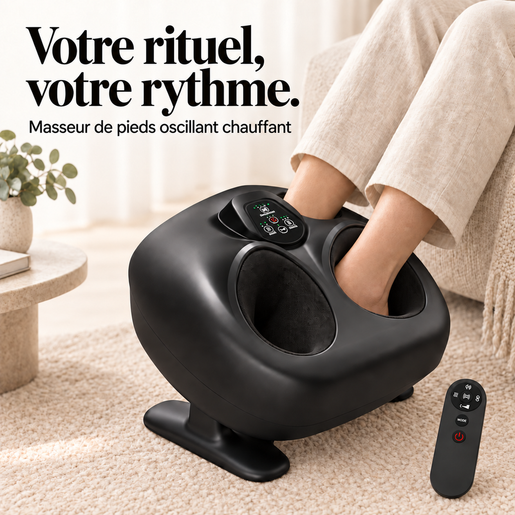 Masseur de pieds oscillant chauffant : présentation du modèle, visuel 7.